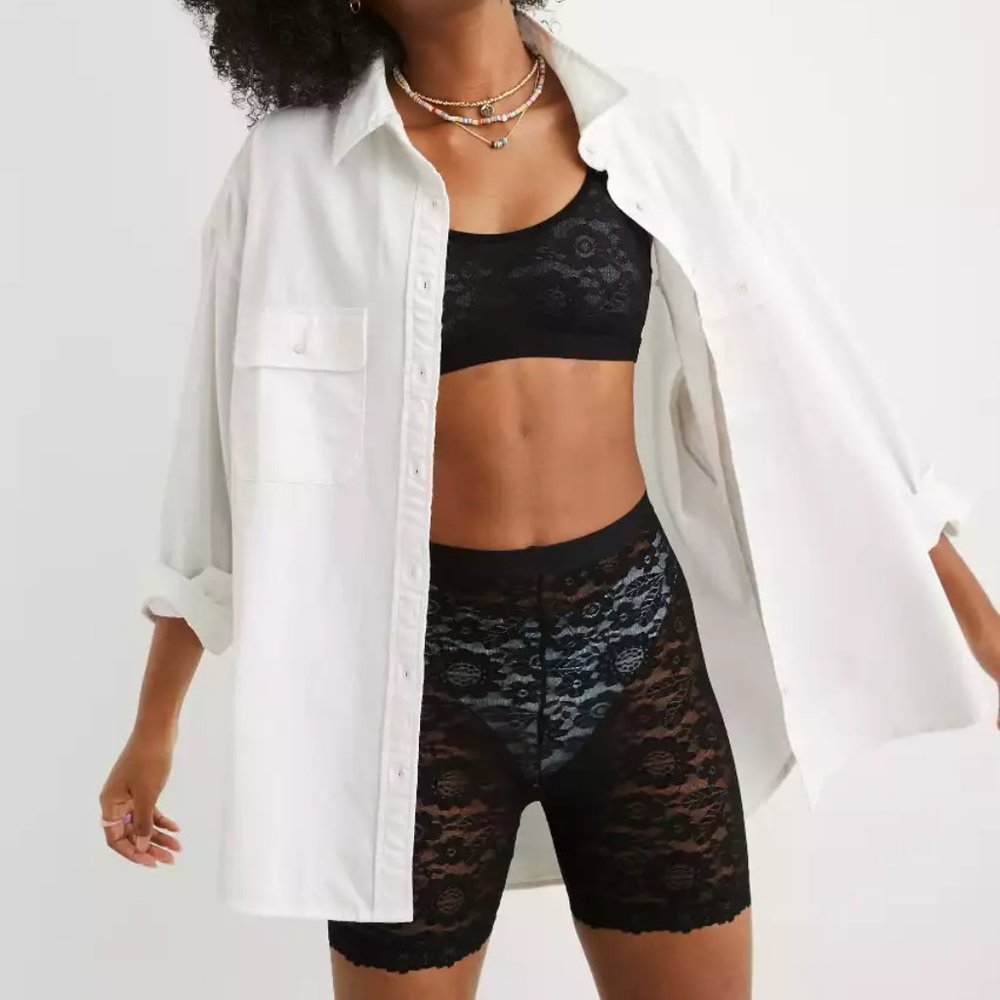 Aerie Anytime Fave Oversized Shirt